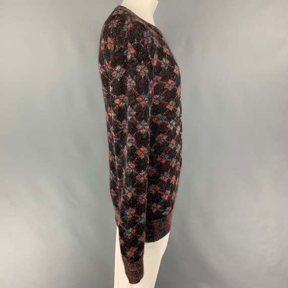 VIVIENNE WESTWOOD  LXL Brown Multi-Color Knit Wool Mohair Sweater - Picture 2 of 6